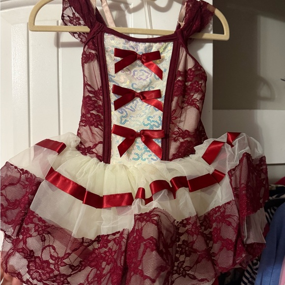 Other - Elegant Burgundy and Cream Kids Costume